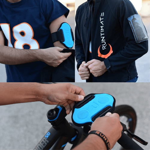 U-Run’s magnetic lock on system works great even under a jacket or on a bike